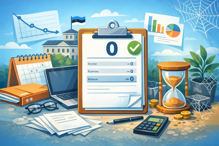 Zero‑activity OÜ annual report in Estonia: how to file