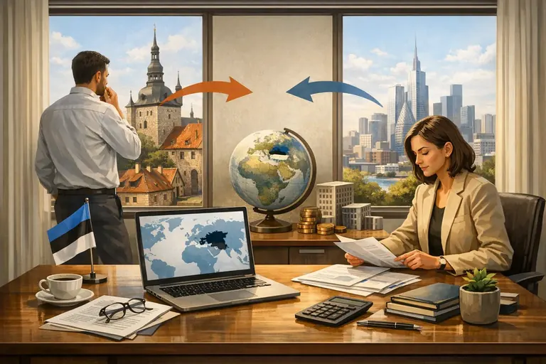 Permanent establishment risk for an Estonian company managed across borders