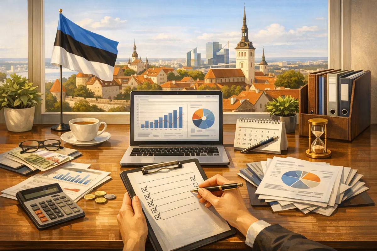 Чек-лист первого годового отчёта после регистрации компании в Эстонии
