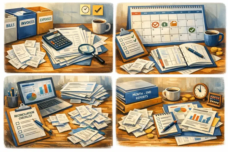 Ежемесячный пакет документов для бухгалтера OÜ: календарь закрытия месяца