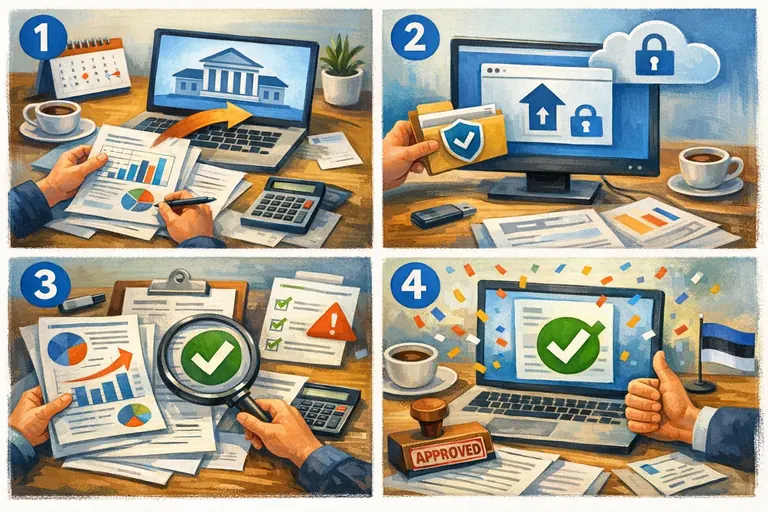 Presentación de Estados Financieros en Estonia: Workflow Paso a Paso para OÜ