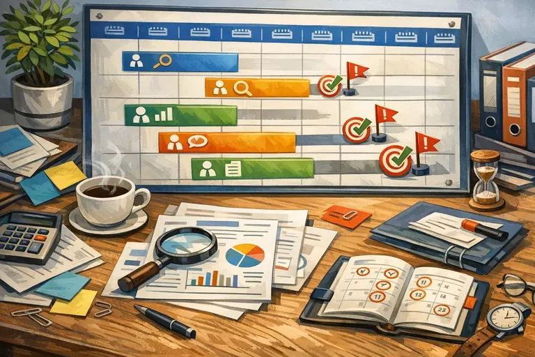 Annual Report Project Plan for OÜ: Roles, Timeline, and Control Points