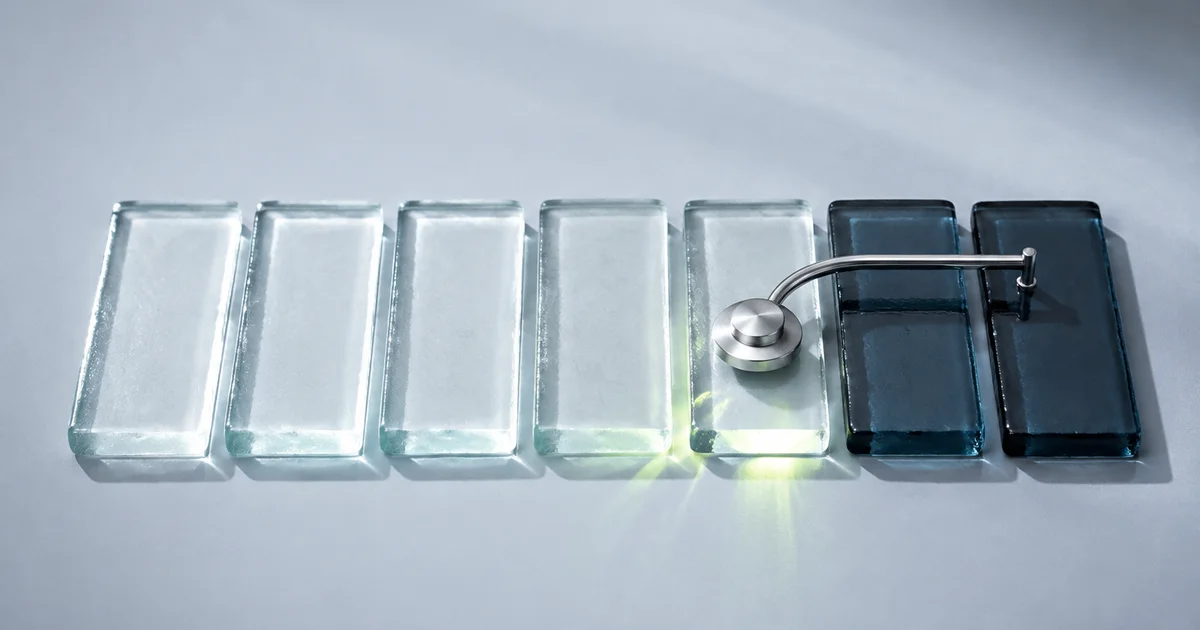 Glass calendar installation showing a salary payment moved back from the weekend